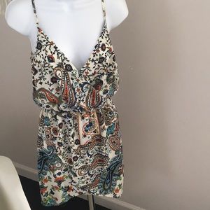 Towne floral and paisley print dress Sz small